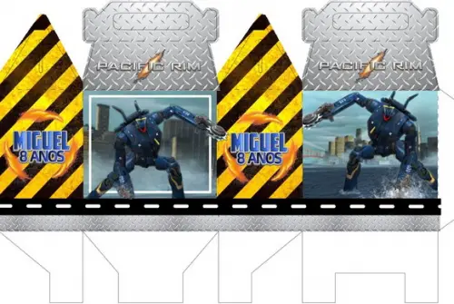 Kit festa 40 unidades - Pacific Rim - Circulo de Fogo