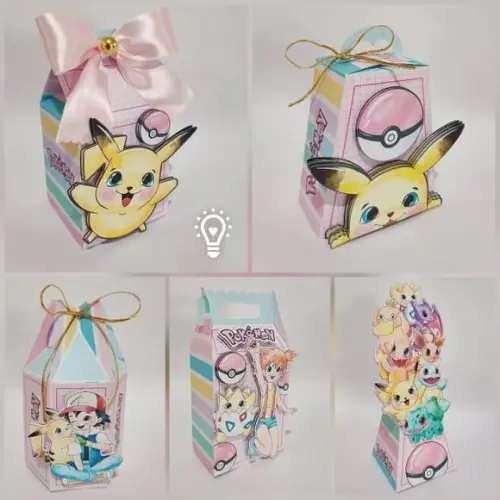 Kit festa  40 unidades - Pokémon Menina Candy