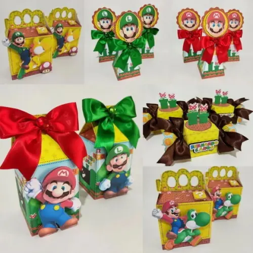 Kit festa 40 Unidades - Super Mario Bros