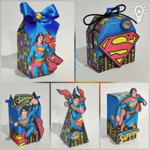Kit festa 40 Unidades - Superman / Super Homem