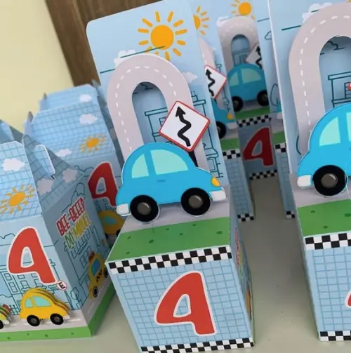 Kit 40 Unidades + 10 Cachepos - Carrinhos