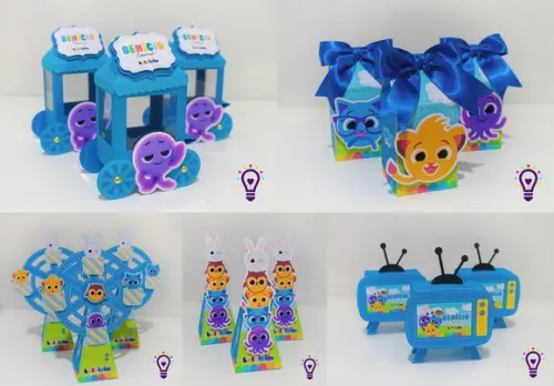 Kit 50 Peças Lembrancinhas - Bolofofos
