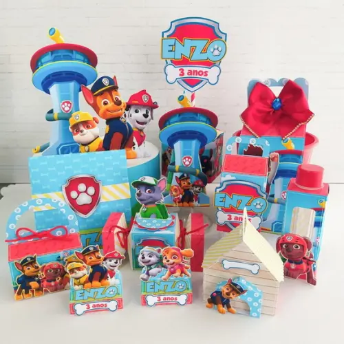 Kit 50 Unidades - Patrulha Canina