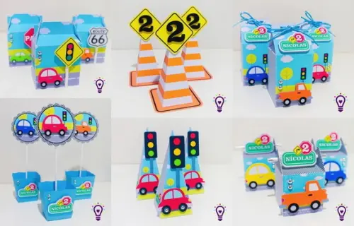 Kit 50 Unidades - Carrinhos/meio de Transporte
