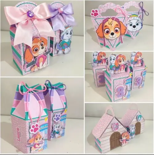 Kit 60 Peças - Skye e Everest - Minecraft
