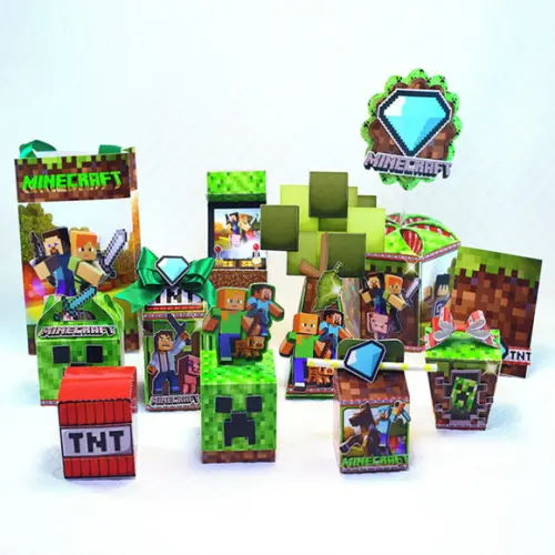 Kit 60 Peças Lebrancihas - Minecrafit