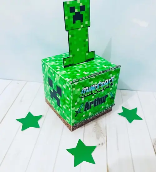 Kit 70 Peças Lembrancinhas - Minecraft