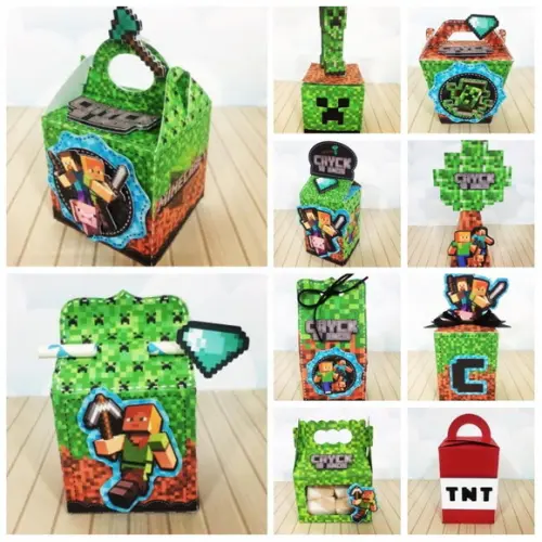 Kit 80 Peças - Minecraft