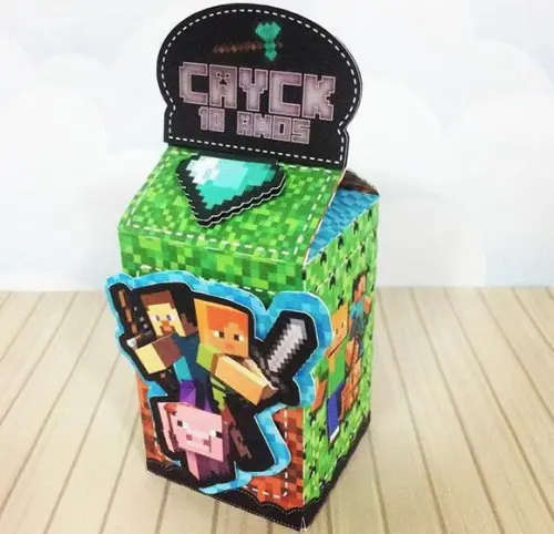 Kit 80 Peças - Minecraft