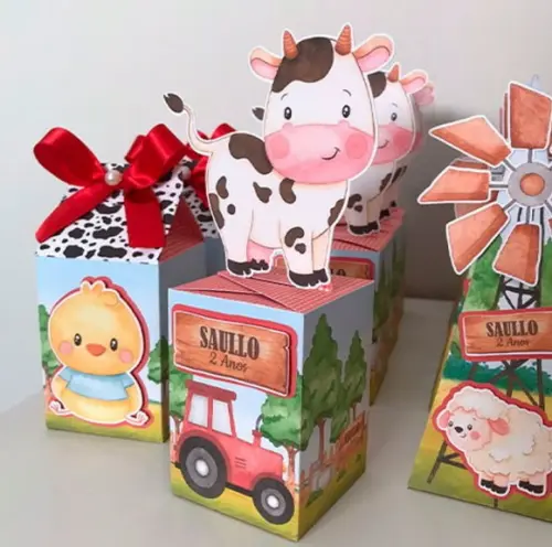 Kit de 40 Peças - Fazendinha