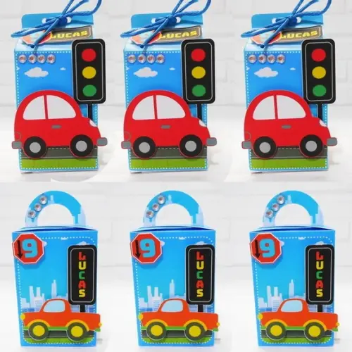 Kit de 50 Peças - Carrinhos