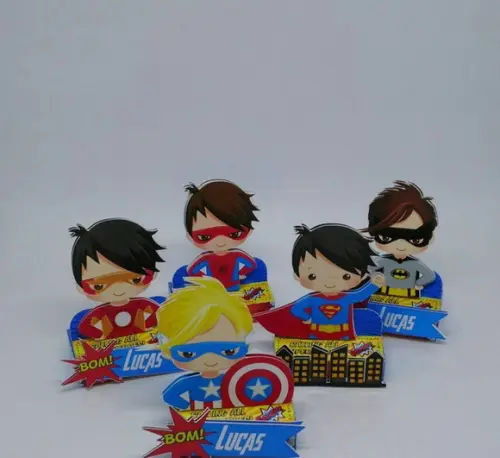 Kit Festa - Super Herois Cute + Brinde
