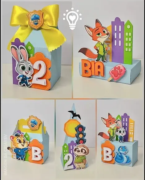 Kit Festa 25 Unidades - Zootopia