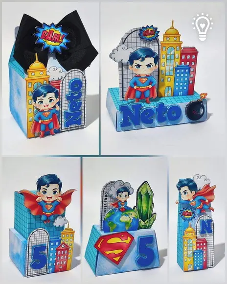 Kit Festa 40 Unidades - Super Homem/super Man