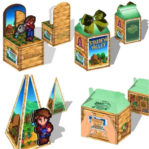 Kit Festa 40 Unidades + Topo de Bolo - Stardew Valley
