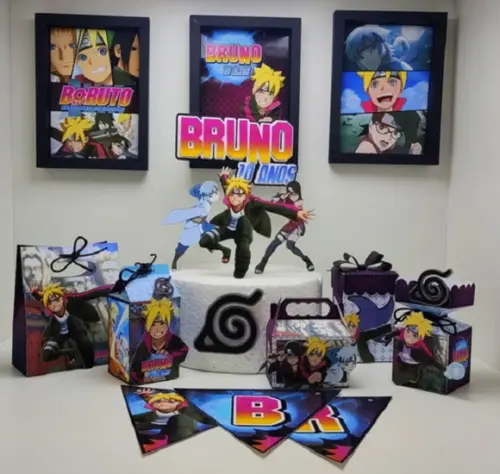 Kit Festa Um Só Bolinho - Boruto