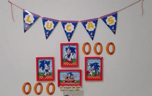 Kit Um Só Bolinho - Sonic