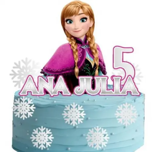 Topo de Bolo - Anna /frozen