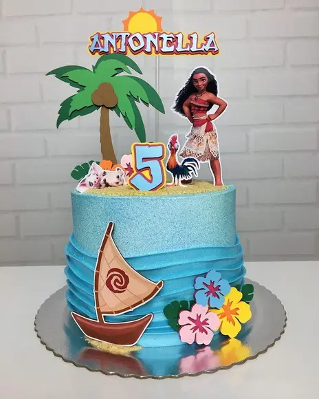 Topo de Bolo Moana