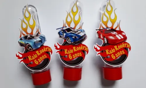 Tubete Personalizados - Hot Wheels