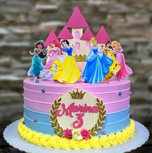 Topo de Bolo Princesas