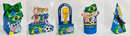 Kit Festa 40 Unidades - Copa do Mundo/futebol