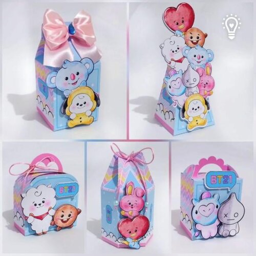 Kit festa lembrancinhas 40 unidades - BTS /K-POP