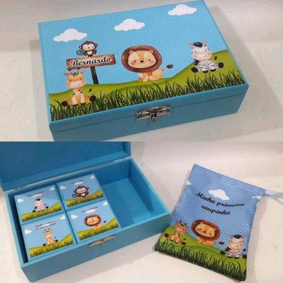 Caixa Recordação Bebê - Safari
