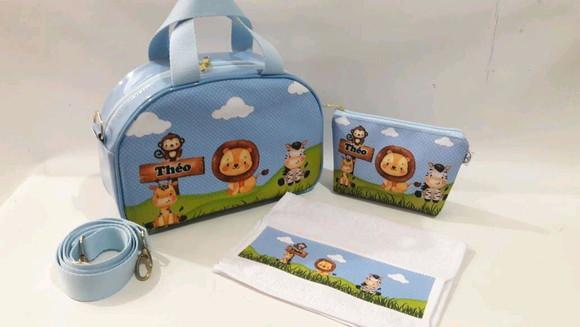 Kit bolsa bebê _ safari menino