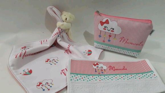 Kit para bebê _ presente chuva de amor
