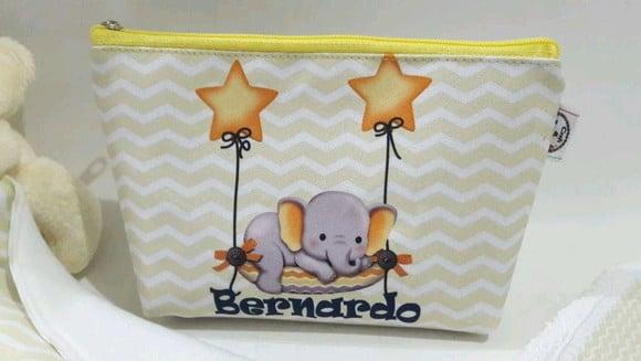 Kit para bebê _presente personalizado elefantinho