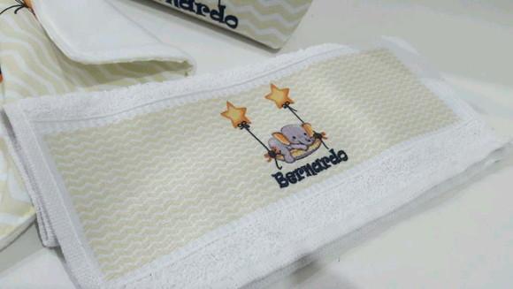 Kit para bebê _presente personalizado elefantinho