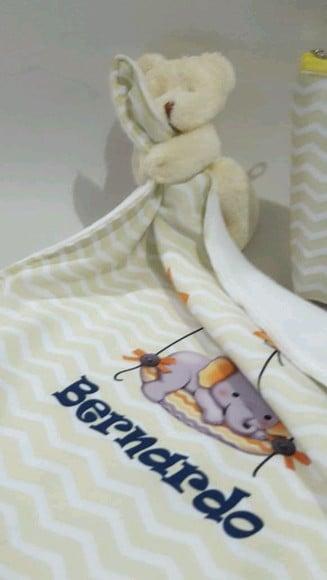 Kit para bebê _presente personalizado elefantinho