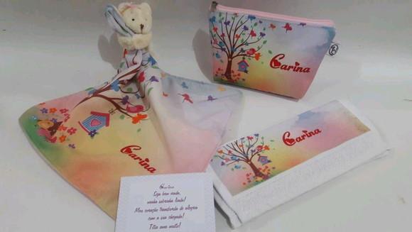 Kit para bebê _presente personalizado jardim encantado