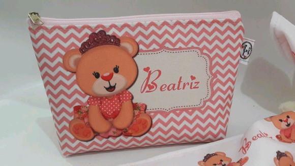 Kit para bebê _presente personalizado ursinha princesa