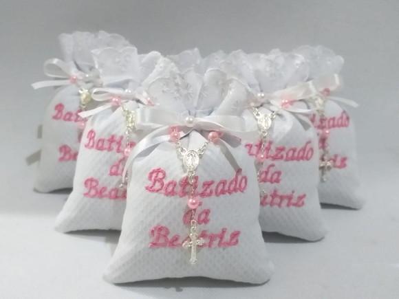 Lembrancinha Batizado - Sache Perfurmado