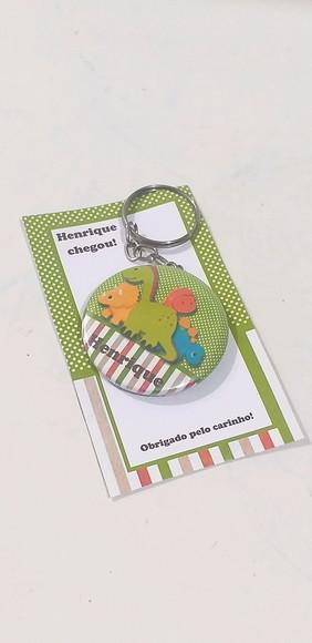 Lembrancinha Maternidade _ Chaveiro Dinossauro