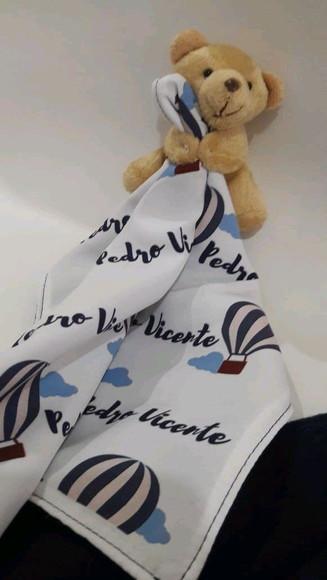 Manta e naninha para bebê balão
