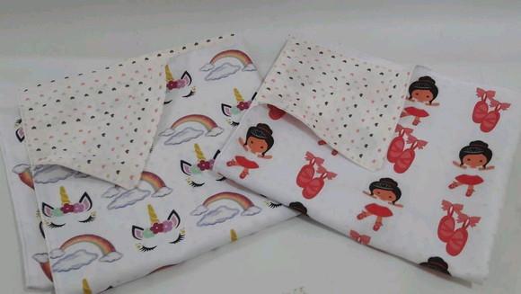 Manta personalizada para bebê_ menina