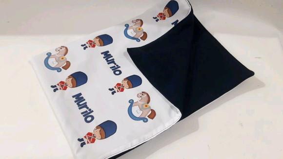 Manta personalizada para bebê_soldadinho