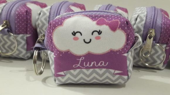 porta moeda chuva de bênção lilas