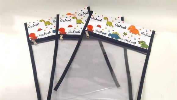 Saco organizador para roupas-dinossauro