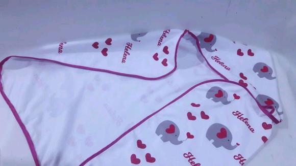 Toalha capuz personalizada _elefantinho