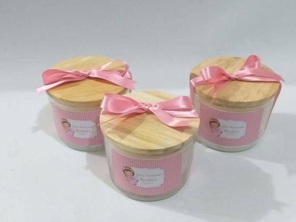 Vela Aromática _ Lembrancinha Batizado