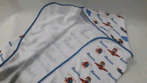 Toalha capuz personalizada aviador