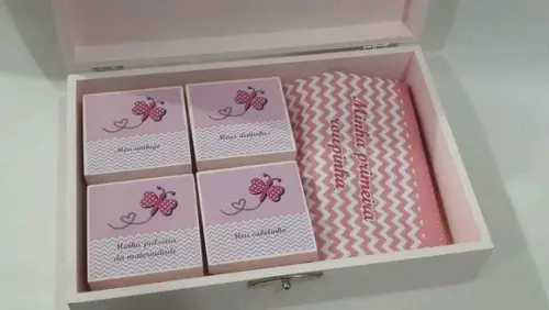 Caixa recordação bebê _ borboleta