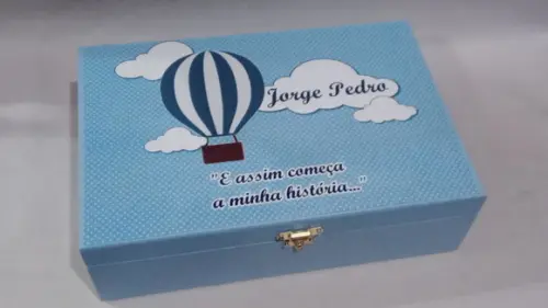 Caixa Recordação Bebê - Balão