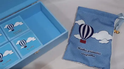 Caixa Recordação Bebê - Balão