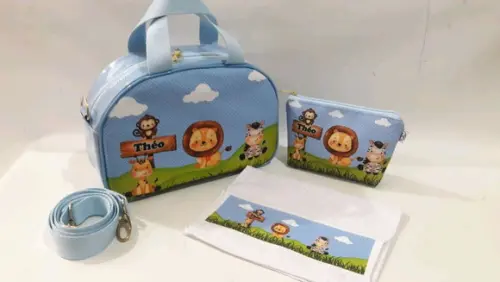 Kit bolsa bebê _ safari menino