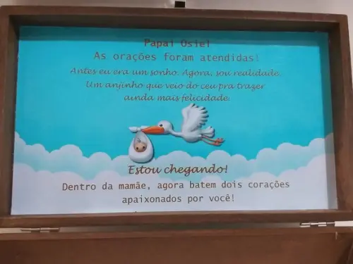 Caixa Revelação Gravidez